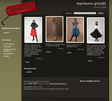 Garderobe, SIA